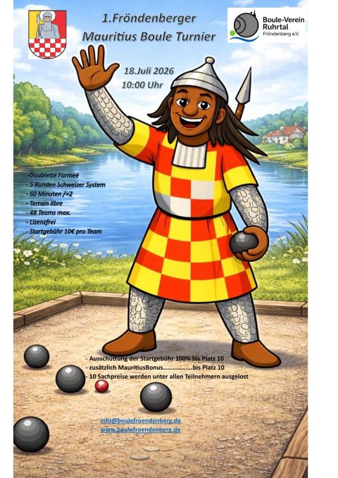 1. Fröndenberger Mauritius Boule Turnier